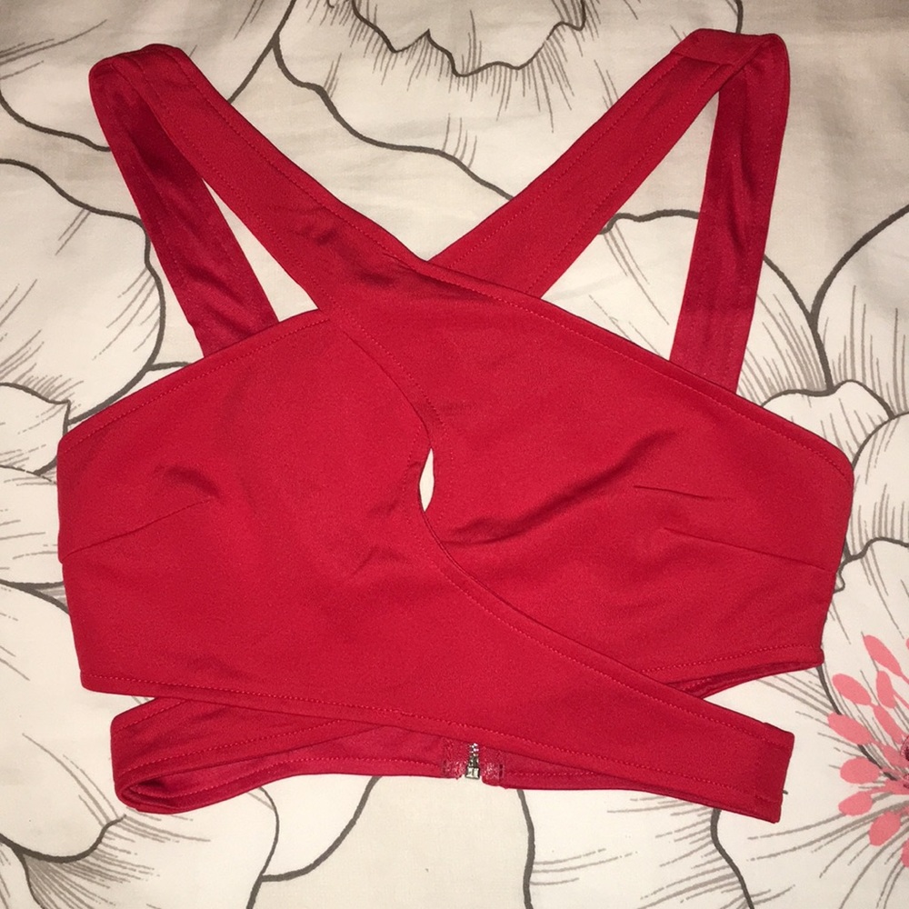 Red Crop Top
